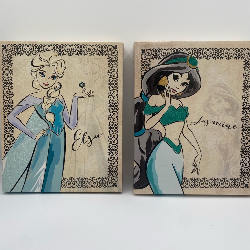 Disney Princess Canvas Prints- set of 6 - Picture 5 of 13